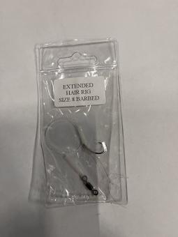 Extended Hair Rig Size 8 Barbed