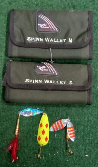 Spin Wallet S en M plus 2 blinkers 1 lepel