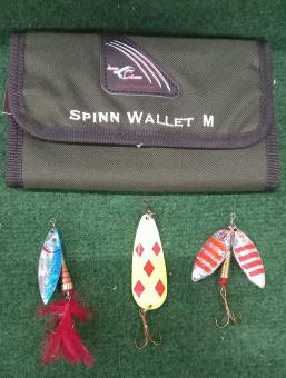 Spin wallet s + 2 blinkers 1 lepel - kopie
