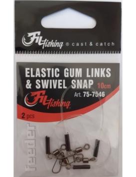 Elastic Gum Links & Swivel Snap