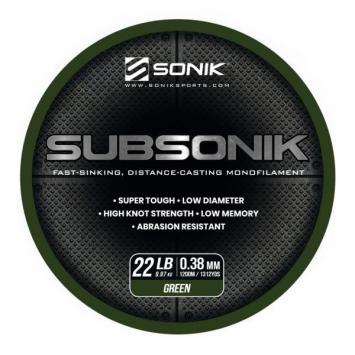 SubSonik Monofilament 1200m Green