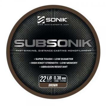 SubSonik Monofilament 1200m Brown