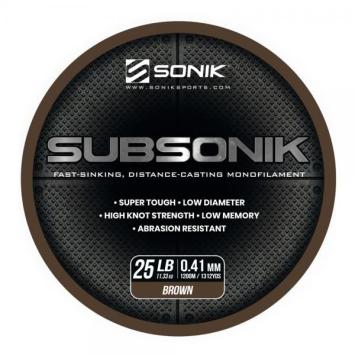 SubSonik Monofilament 1200m Brown